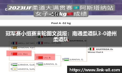 冠军赛小组赛末轮图文战报：南通柔道队3-0德州柔道队